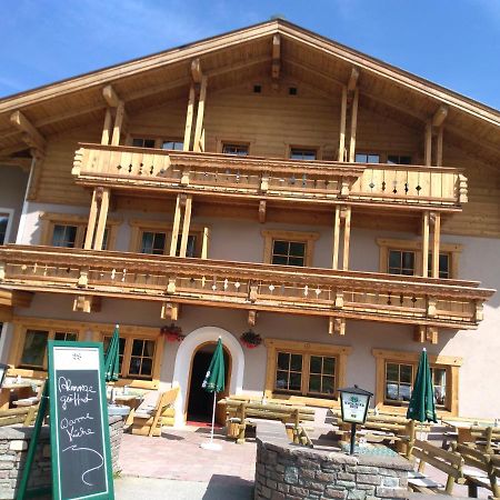 Alpengasthof Almrose Im Heutal Unken Exterior photo